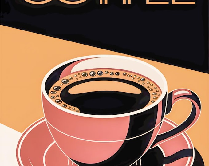 Coffee Wall Art Print -  - Kitchen - Coffee Bar - Coffee Shop - Barista