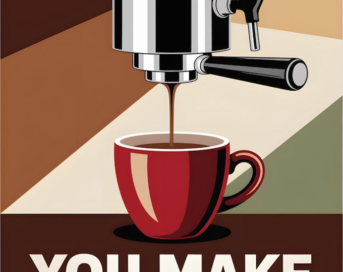 Coffee Wall Art Print -  - Kitchen - Coffee Bar - Coffee Shop - Barista