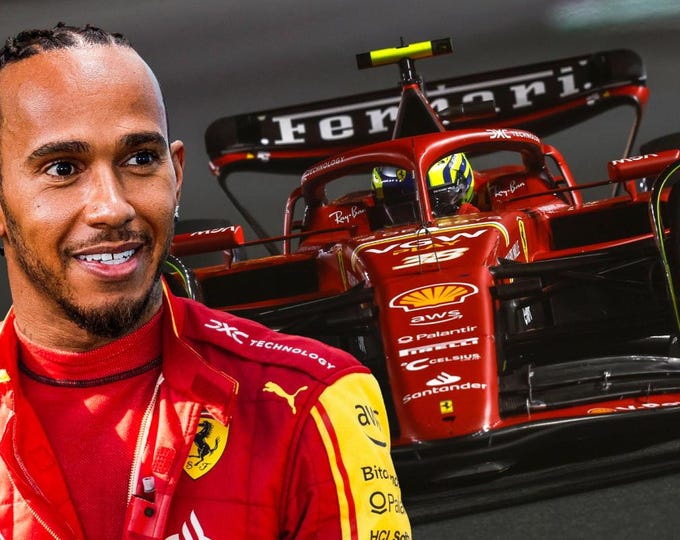 Lewis Hamilton  F1 Motor Racing Wall Art Poster Print