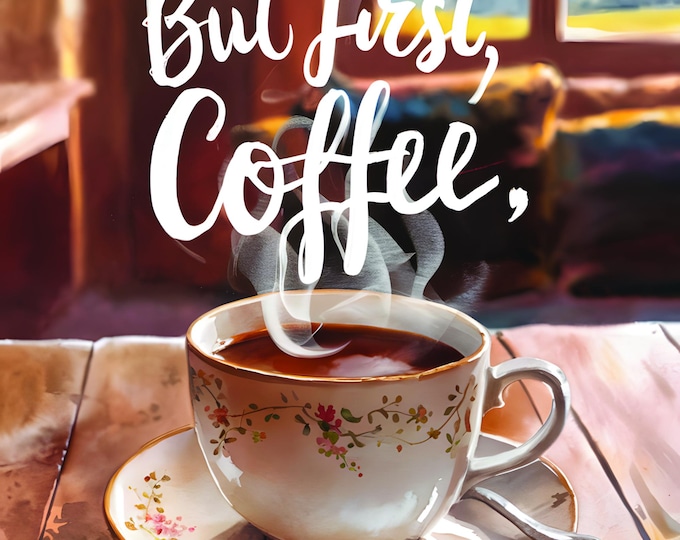 Coffee Wall Art Print -  - Kitchen - Coffee Bar - Coffee Shop - Barista