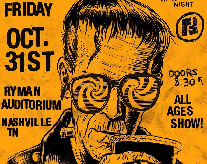 FOO FIGHTERS Poster Print Wall Art - Vintage Rock Memorabilia