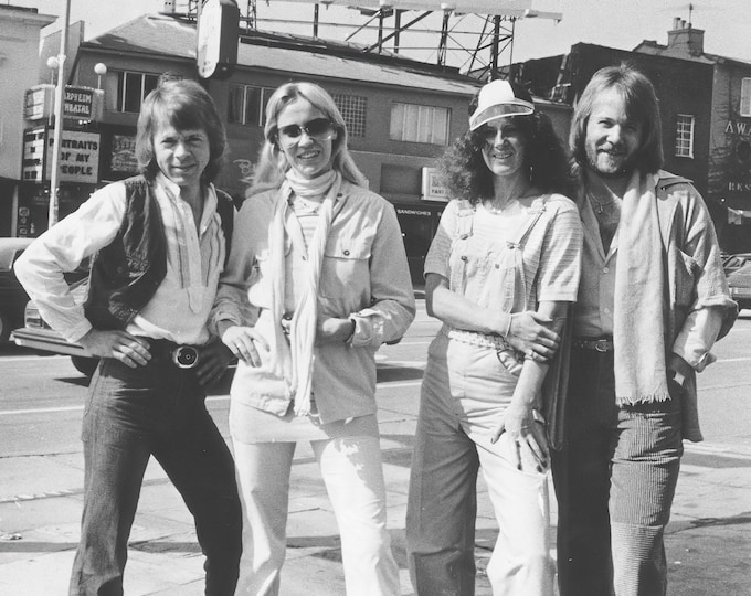 ABBA Poster Print Wall Art - Vintage Rock Memorabilia
