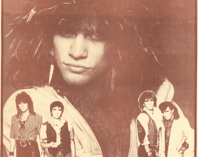BON JOVI Poster Print Wall Art - Vintage Rock Memorabilia
