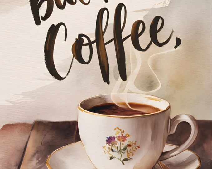 Coffee Wall Art Print -  - Kitchen - Coffee Bar - Coffee Shop - Barista