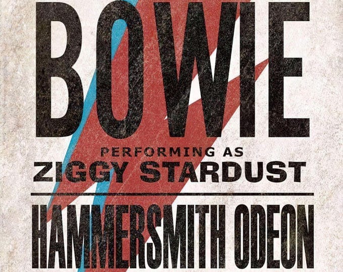 DAVID BOWIE Poster Print Wall Art - Vintage Rock Memorabilia