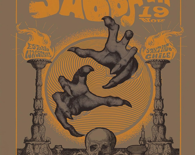 BLACK SABBATH Poster Print Wall Art - Vintage Rock Memorabilia