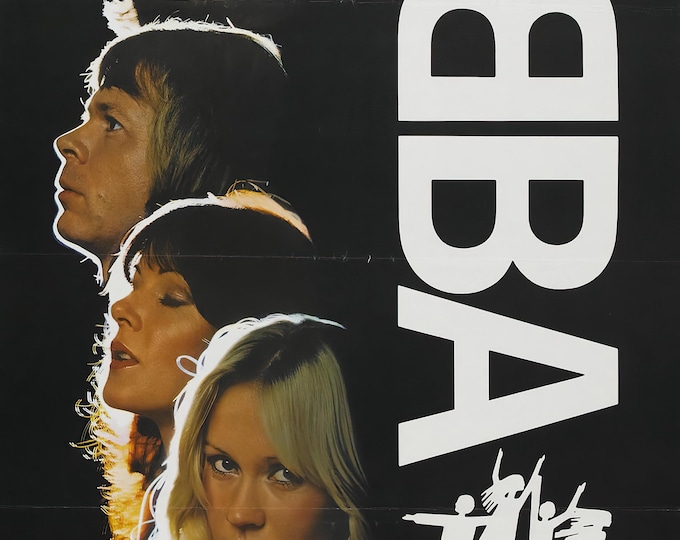 ABBA Poster Print Wall Art - Vintage Rock Memorabilia