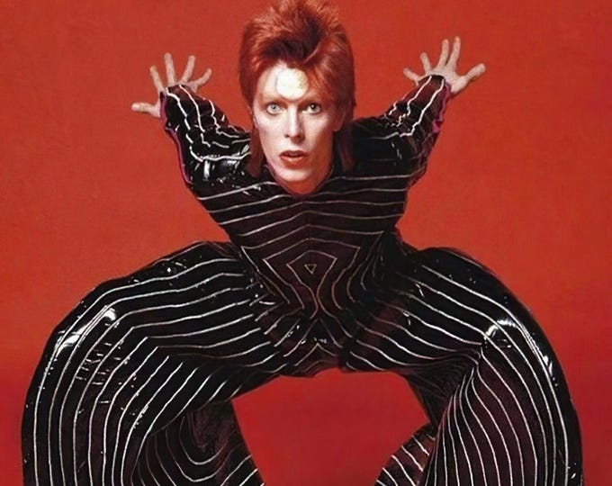 DAVID BOWIE Poster Print Wall Art - Vintage Rock Memorabilia