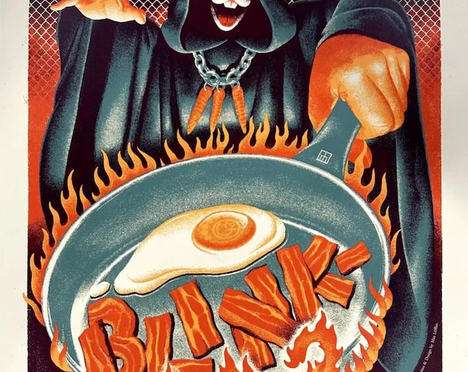 BLINK 182 Poster Print Wall Art - Vintage Rock Memorabilia