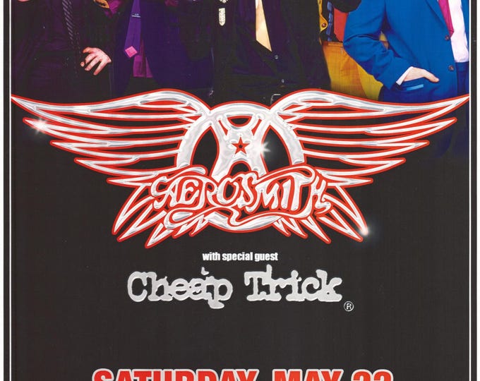 AEROSMITH Poster Print Wall Art - Vintage Rock Memorabilia