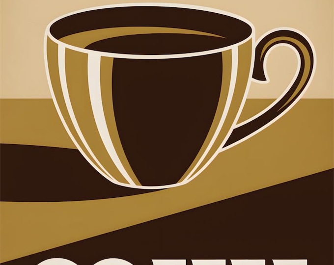 Coffee Wall Art Print -  - Kitchen - Coffee Bar - Coffee Shop - Barista