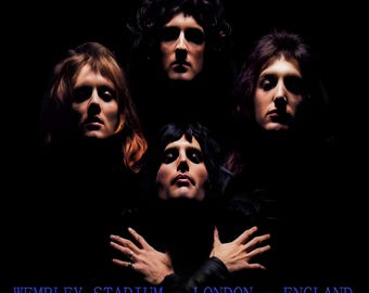QUEEN Poster Print Wall Art - Vintage Rock Memorabilia