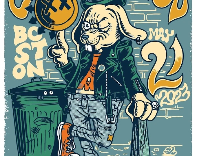 BLINK 182 Poster Print Wall Art - Vintage Rock Memorabilia