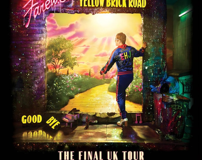 ELTON JOHN Poster Print Wall Art - Vintage Rock Memorabilia