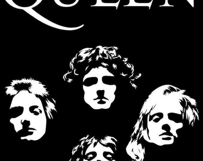 QUEEN Poster Print Wall Art - Vintage Rock Memorabilia