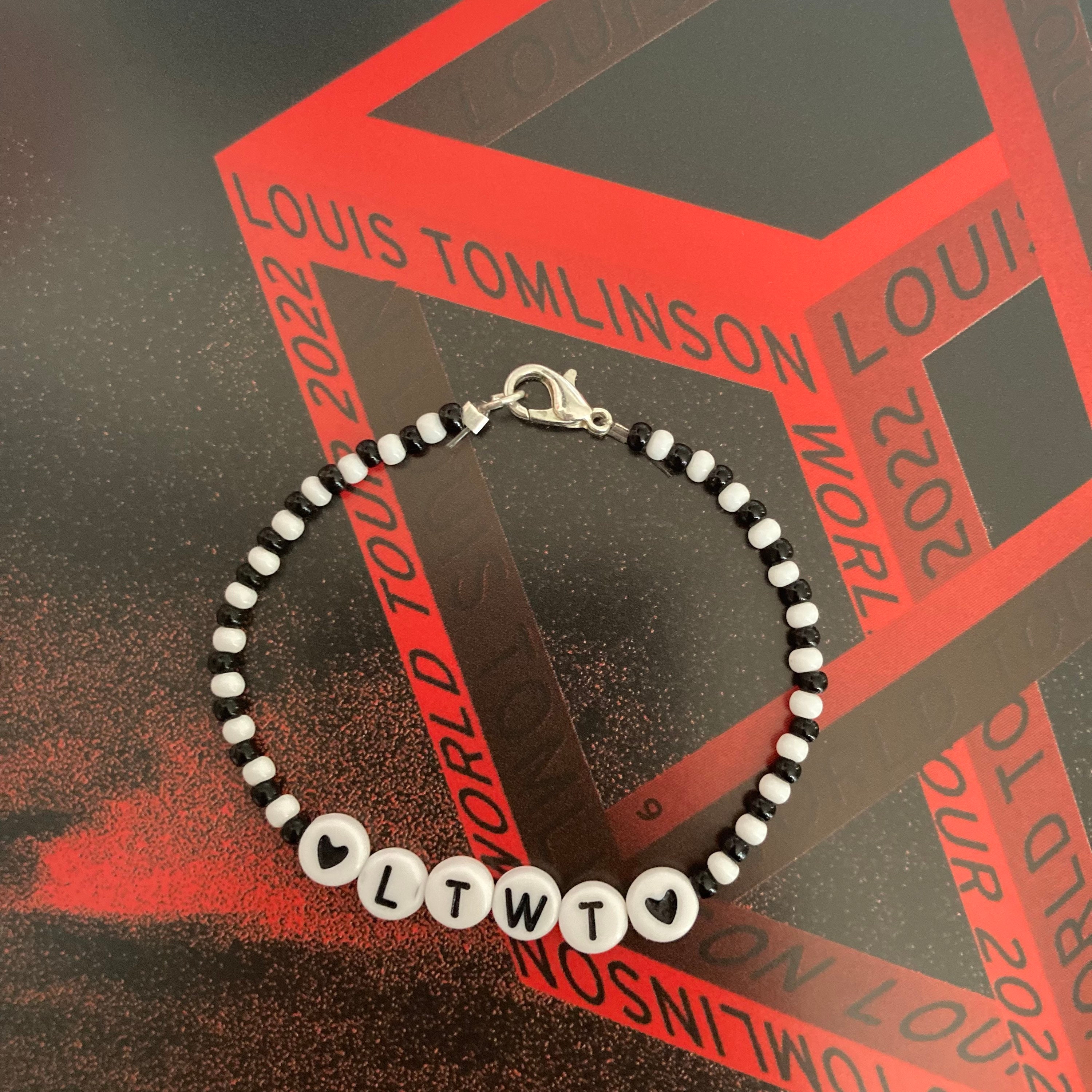 Personalised Louis Tomlinson World Tour Beaded Bracelet 