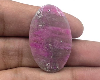Pink Cobalto Calcite Cabochon - Cobalt Calcite Gemstone - Oval Shape Gemstone - Handmade Polished Gemstone - 34x21x5mm - 30Ct