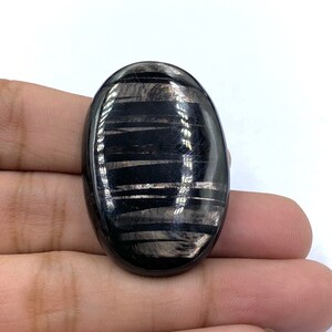 Natural Hypersthene Cabochon - Hypersthene Gemstone - Oval Shape Gemstone - Polished Cabochon - 42x28x8mm - 102Ct