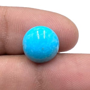 Beautiful Kingman Turquoise Cabochon - Arizona Kingman Turquoise Gemstone - Round Shape Gemstone - 11x11x5mm - 4Ct