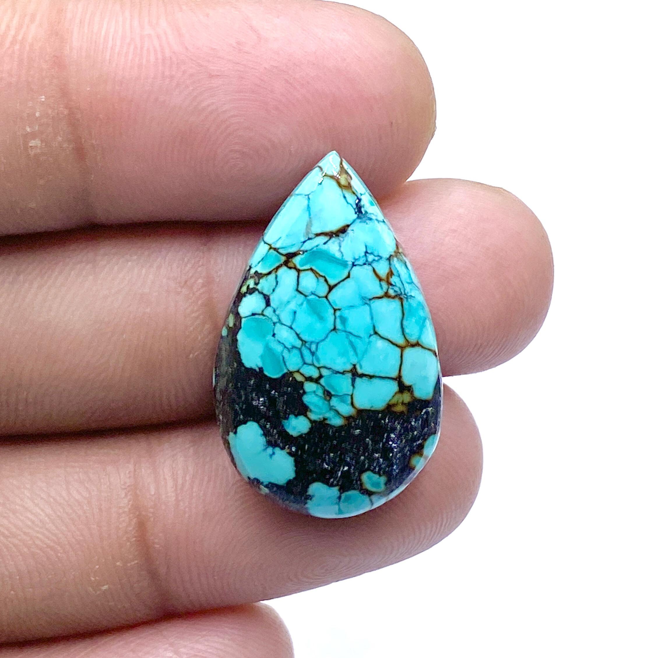 Rare & High Quality Tibetan Turquoise Cabochon - Tibet Turquoise