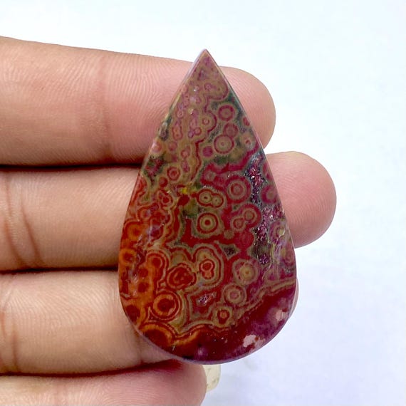 Large Beautiful Ocean Jasper Cabochon Designer Ocean Jasper
