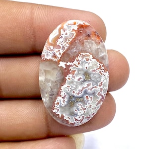 Top Quality Crazy Lace Agate Cabochon - Mexican Crazy Lace Agate Gemstone - Oval Shape Gemstone - Polished Stone - 37x24x5mm - 35Ct