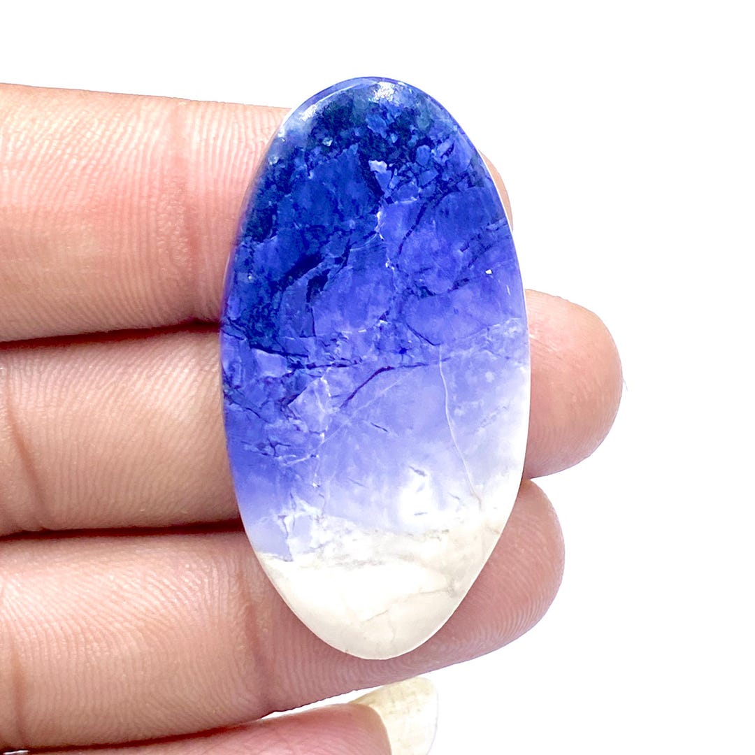 美しいティファニー ジャスパー カボション - パープル ベルトラン