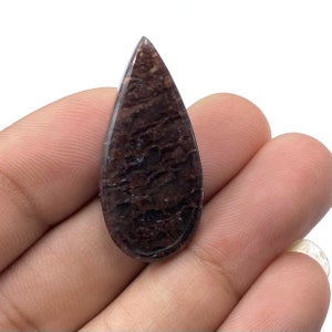Dinosaur Bone Cabochon, AAA+ Top Quality Dinosaur Bone, Pear Shape Gemstone, Dinosaur Bone For Making Jewelry, 17Ct, 32x15x5MM
