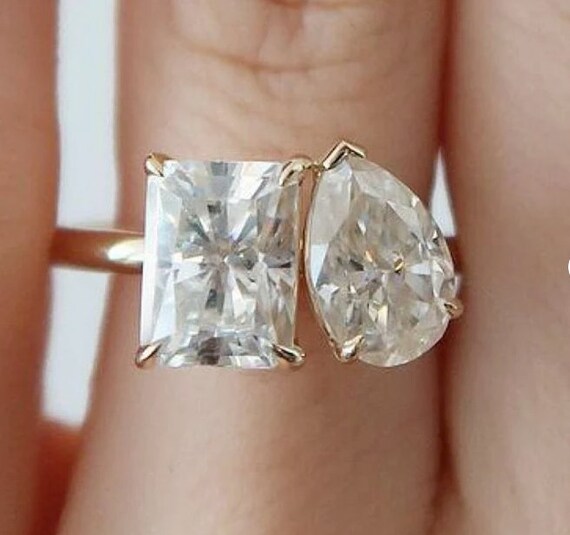 Etsy white gold ring deals