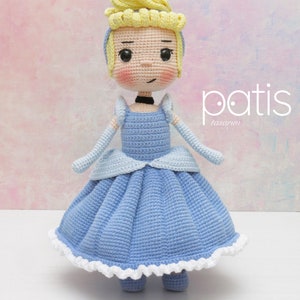 Amigurumi Cindirella, Cotton Crochet Doll, Crochet Cindirella Doll, Amigurumi Toy, Handmade Pretty Doll, Cindirella Doll