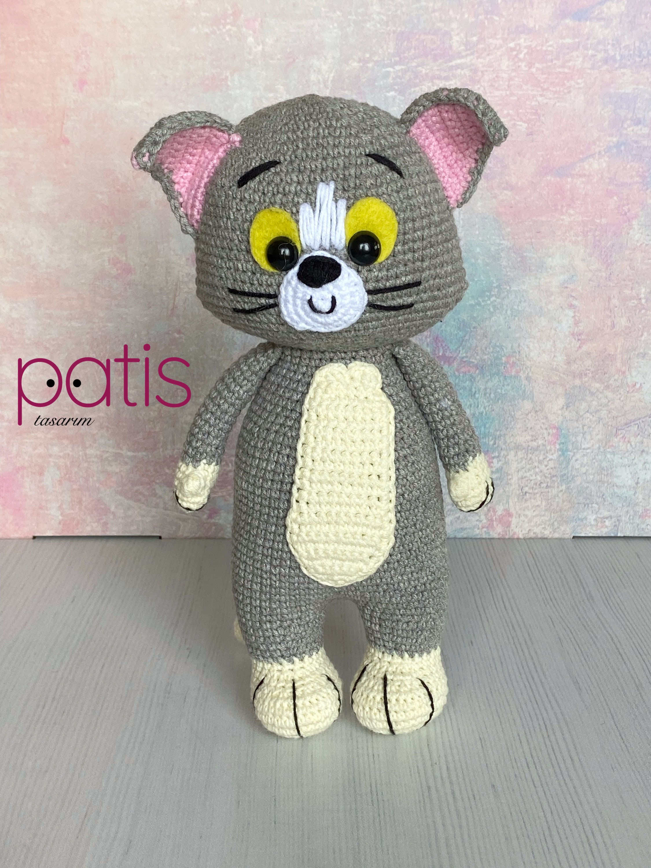 Amigurumi Tom and Jerry Doll Set, Handmade Crochet Doll, Amigurumi ...