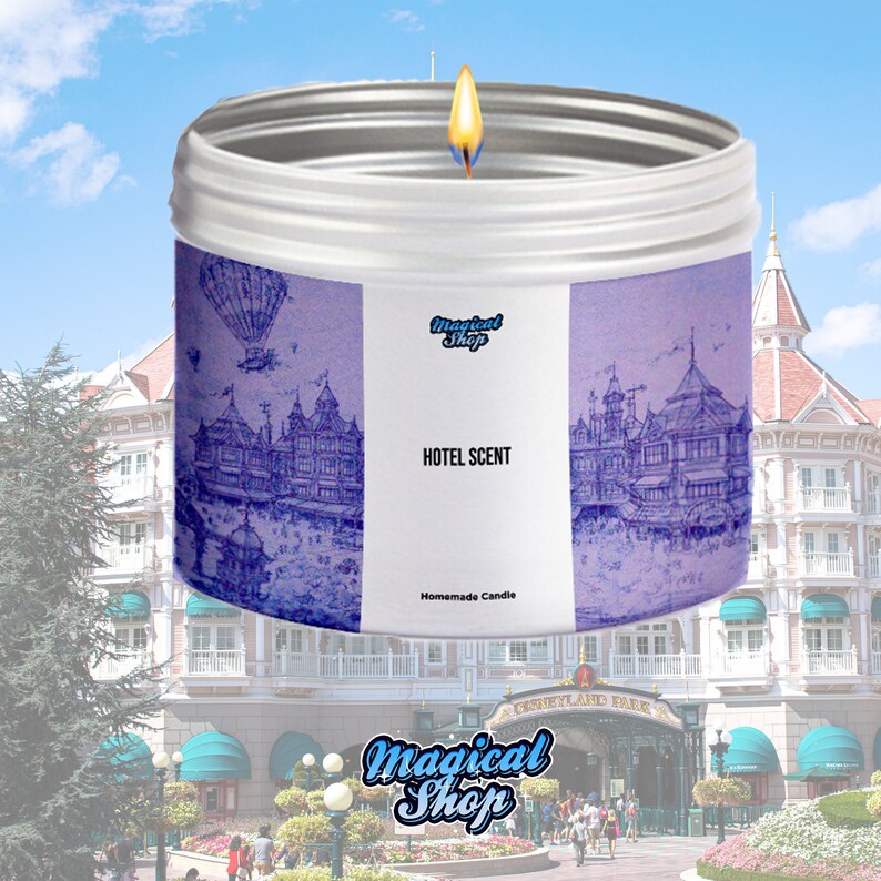 Candle Hotel Scent 180 G / Scent of the Disneyland Etsy