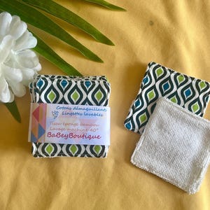 Washable wipe, made of cotton and sponge