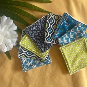 Washable wipe, made of cotton and sponge