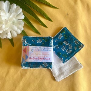 Washable wipe, made of cotton and sponge