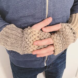 Unisex Peruvian Wool and Alpaca Fingerless Gloves for Men Women & Teens | Computer Gloves no fingers | Fingerless Mittens | Various Colors