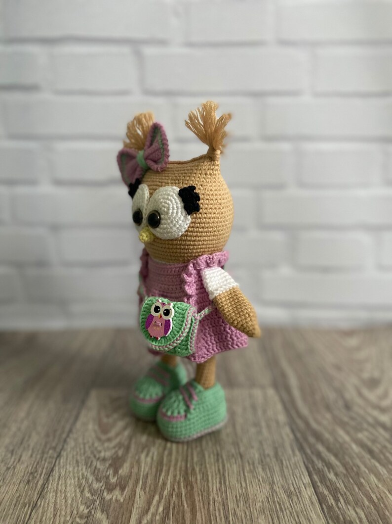 Häkeln Eule Spielzeug Amigurumi Eule Eule Puppe Etsy