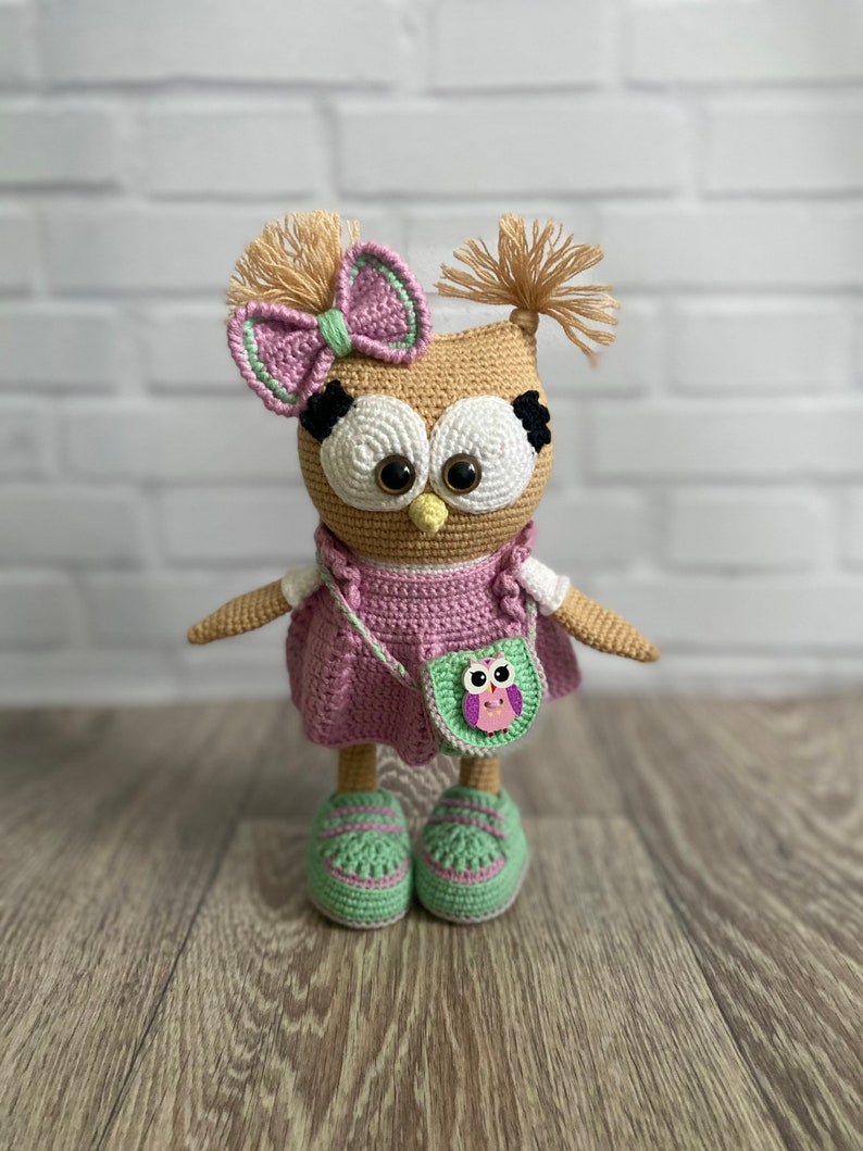Häkeln Eule Spielzeug Amigurumi Eule Eule Puppe Etsy