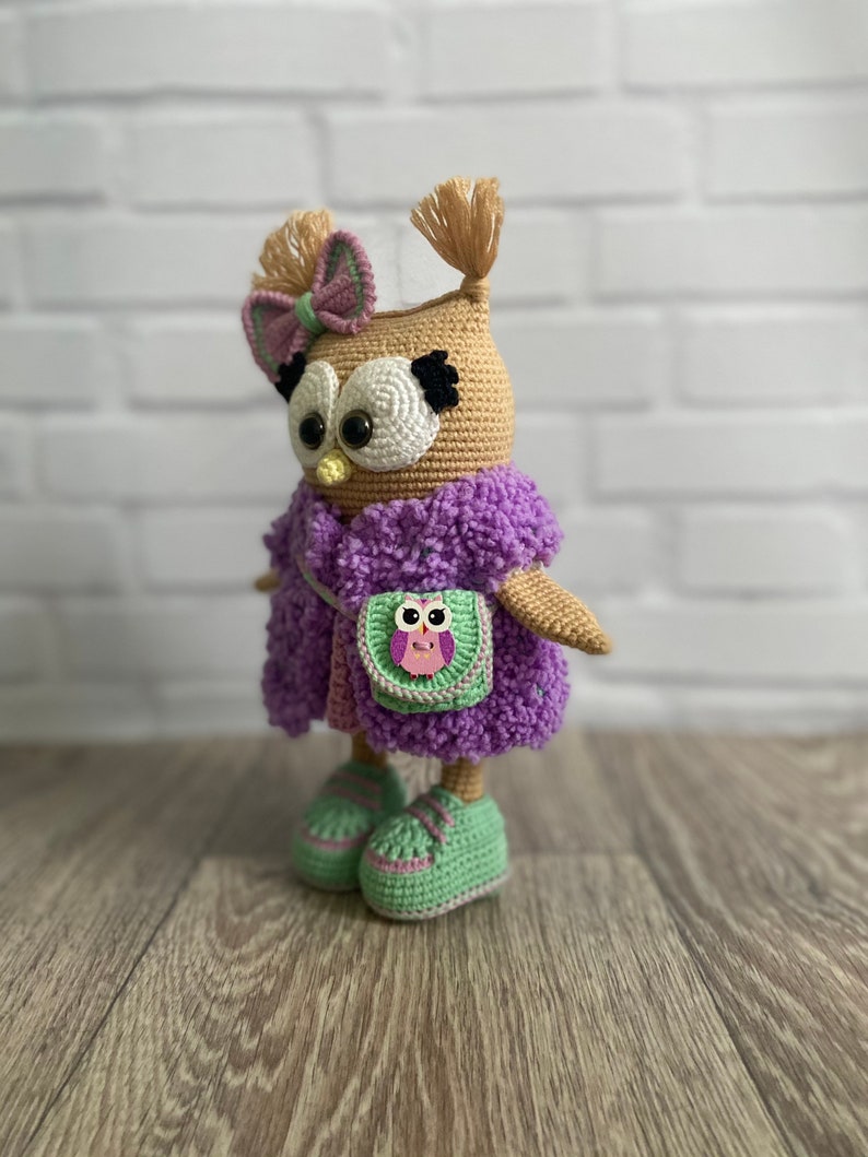 Häkeln Eule Spielzeug Amigurumi Eule Eule Puppe Etsy