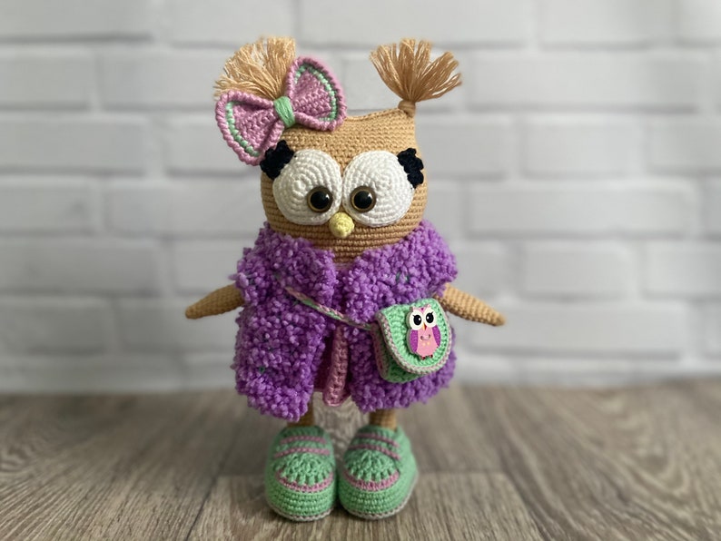 Häkeln Eule Spielzeug Amigurumi Eule Eule Puppe Etsy