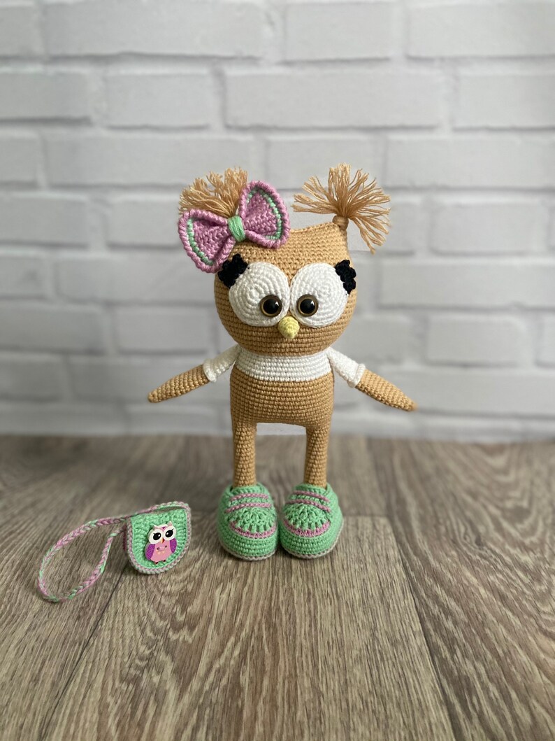 Häkeln Eule Spielzeug Amigurumi Eule Eule Puppe Etsy