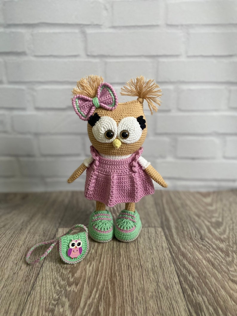 Häkeln Eule Spielzeug Amigurumi Eule Eule Puppe Etsy