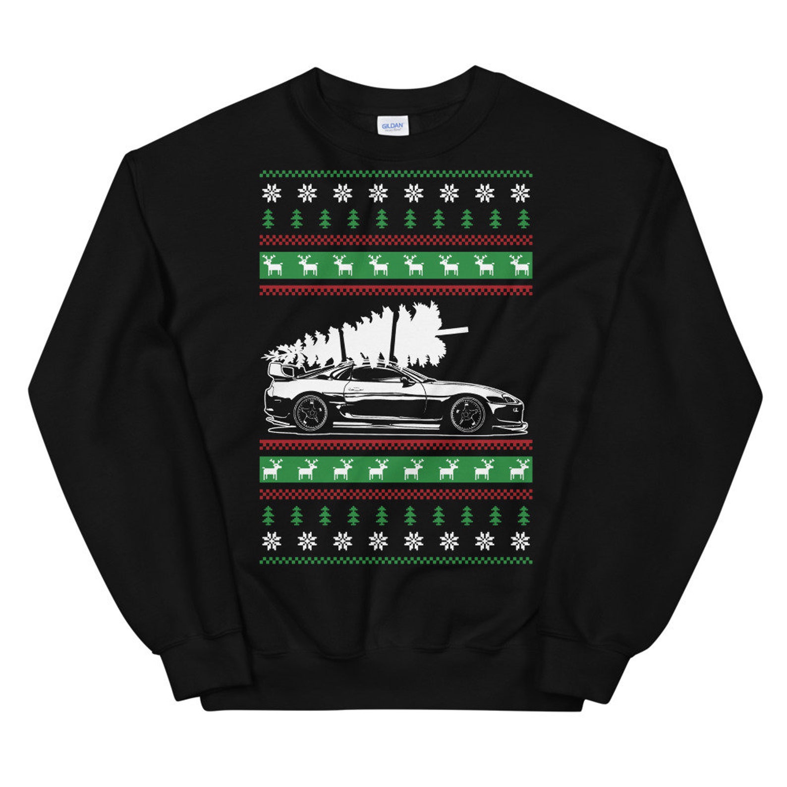 Christmas Toyota Supra a80 Sweater. Great christmas present Etsy