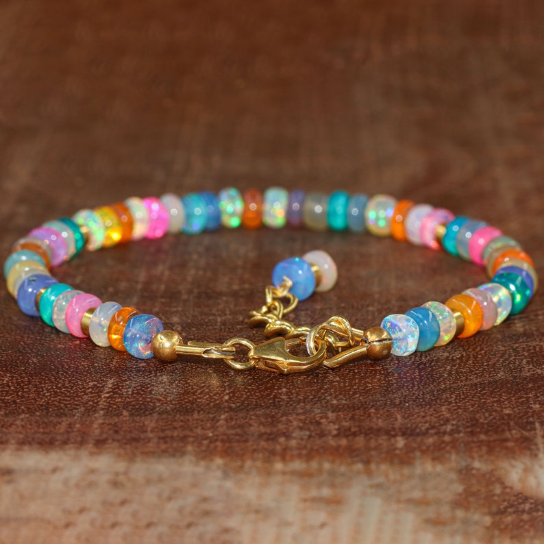 Opal Beaded Layered Bracelet main image 0