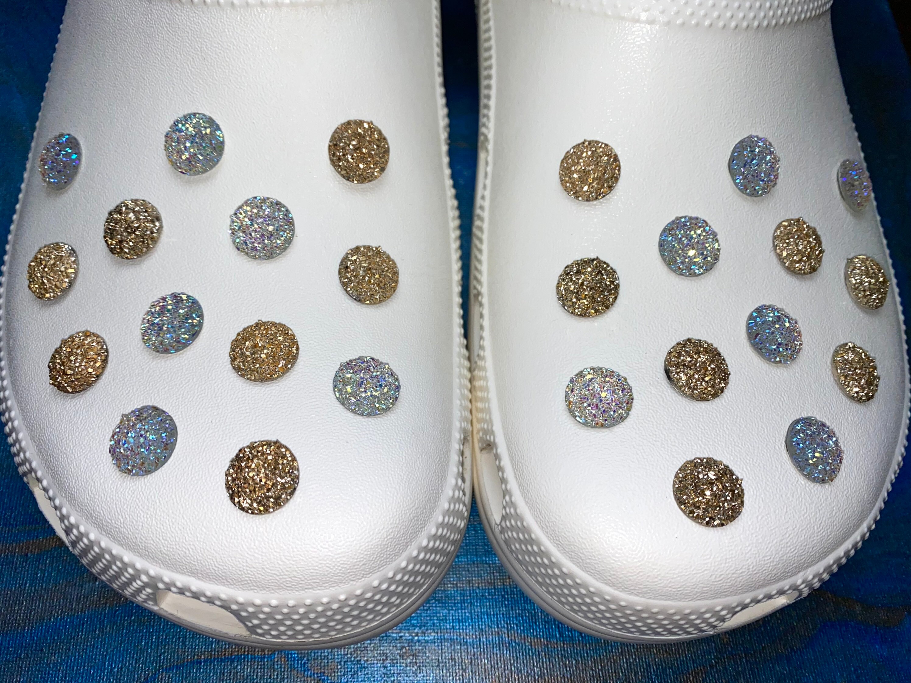 Gold and Crystal Shoe Charm