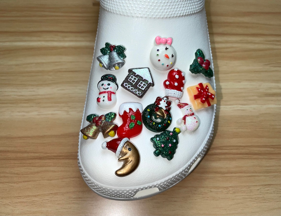 Christmas Shoe Charms Etsy