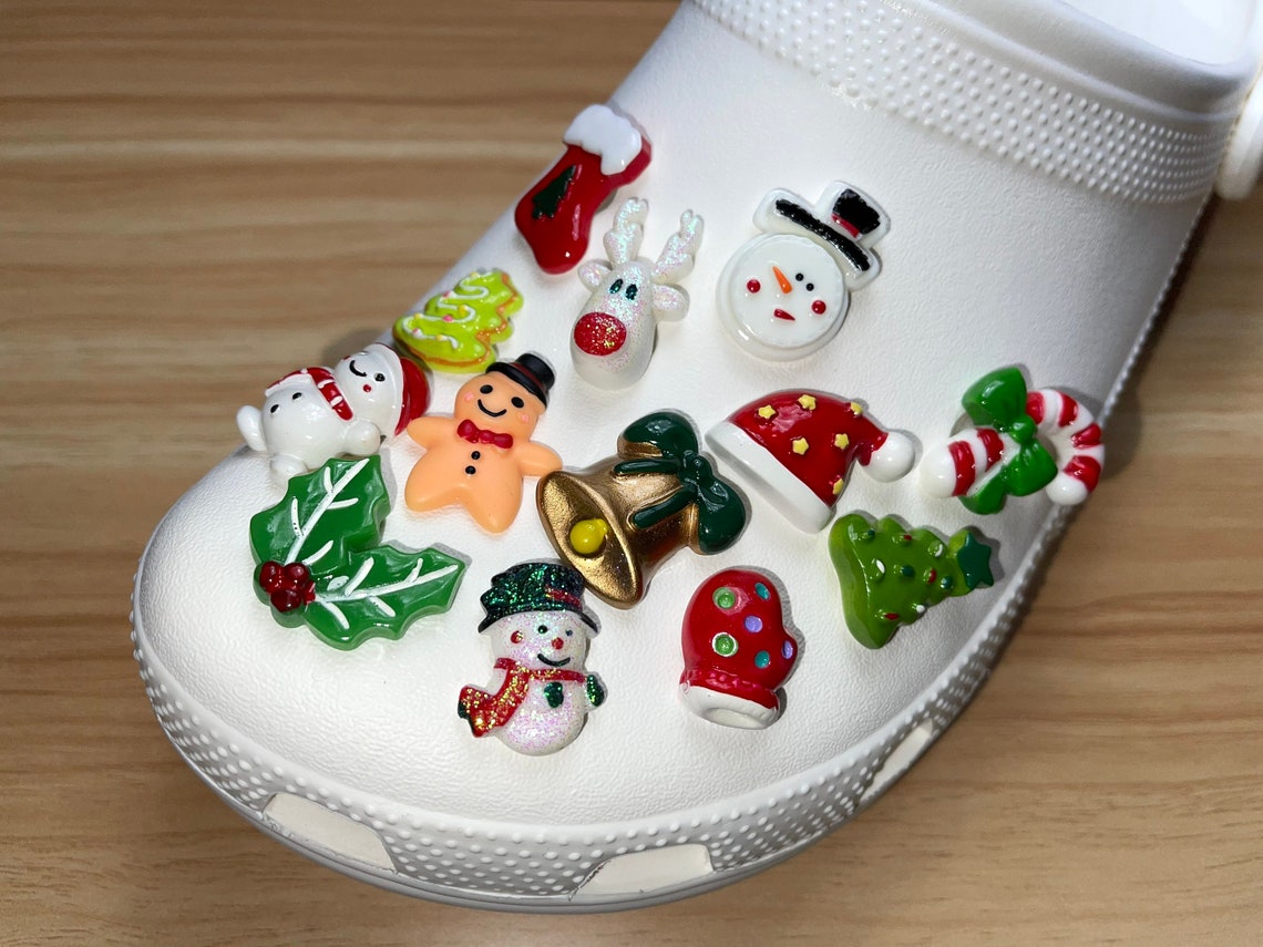 Christmas Shoe Charms Etsy