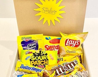 Box of Sunshine, Thinking of you, Encouragement, Get Well, Sending Sunshine, Teacher Gift, Quarantine Gift Box