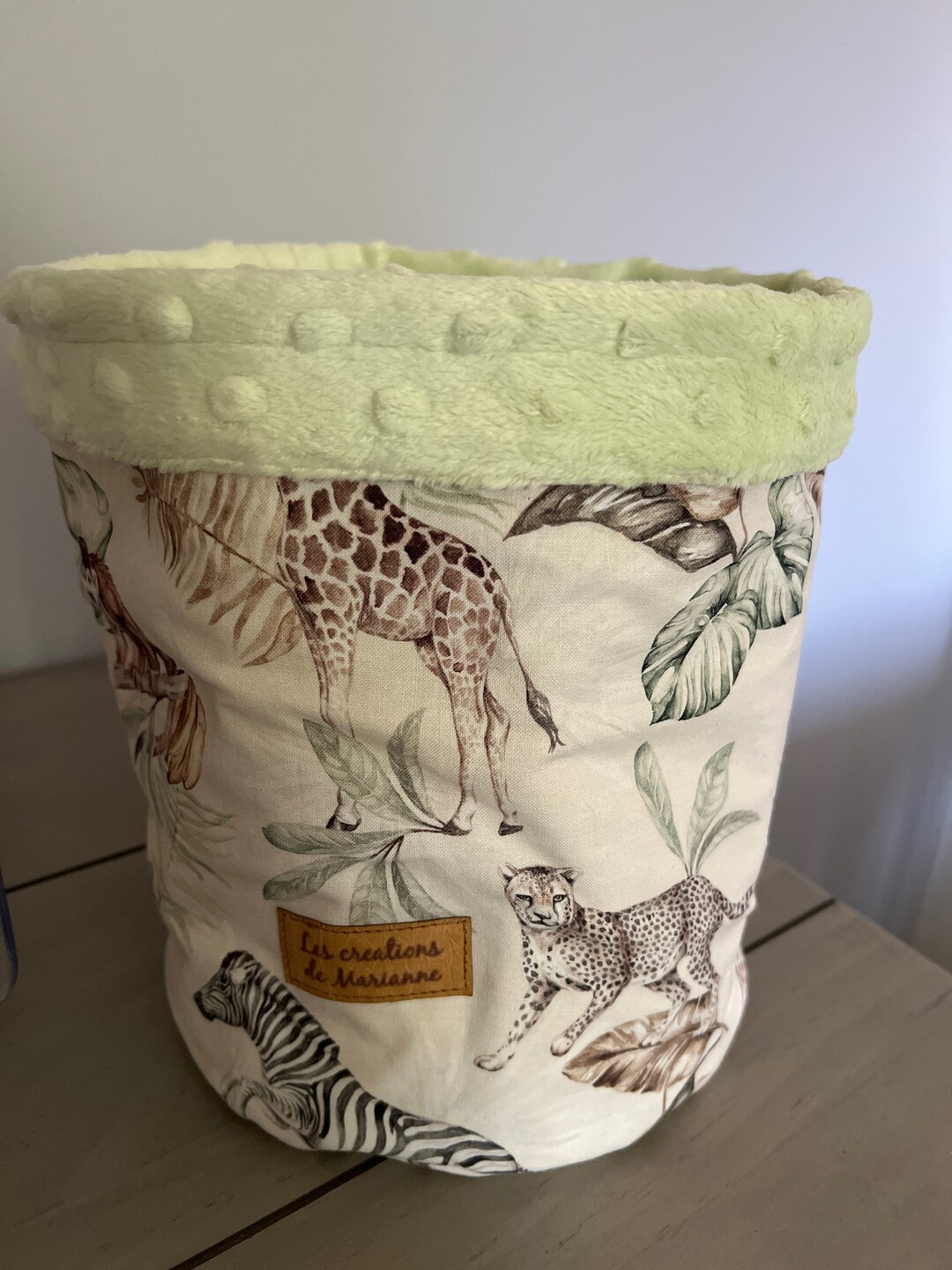 Baby Nursery Basket Safari Etsy
