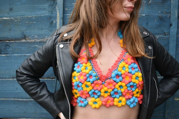 boohoo crochet top